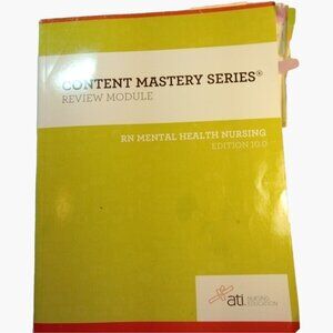 ATI RN Mental Health Nursing Ed 10 Assessment Technologies Instructor notes